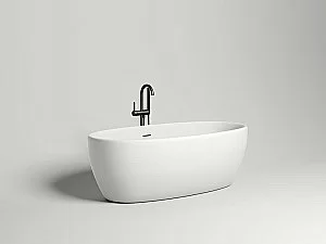 Ванна Salini LUCE Up&Down S-Stone Solix 169х87 100121M белая матовая купить в интернет-магазине Sanbest