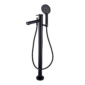 Смеситель для ванны и душа Caprigo Don 53-013-NER черный матовый купить в интернет-магазине сантехники Sanbest