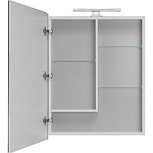 Зеркальный шкаф Акватон Лондри 60 1A278502LH010 белый купить в интернет-магазине сантехники Sanbest