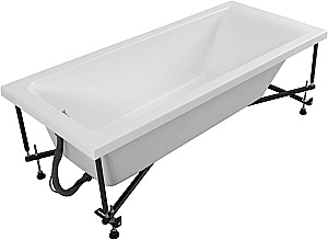 Ванна акриловая Aquanet Aura 369151 180х80 белая с боковой и фронтальной панелью купить в интернет-магазине Sanbest