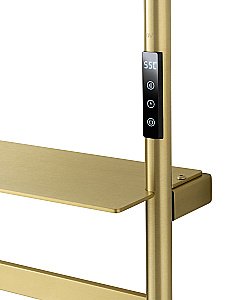 Полотенцесушитель электрический WONZON & WOGHAND DÜSSELDORF, Брашированное золото (WW-A203-BG) купить в интернет-магазине сантехники Sanbest