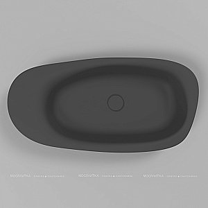 Раковина накладная WhiteCross Moonstone F 70 0732.070035.201 черная матовая купить в интернет-магазине Sanbest