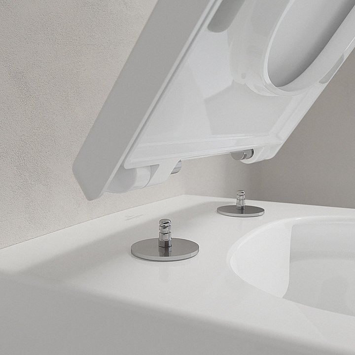 Унитаз подвесной Villeroy&Boch Memento 2.0 4633R0R1 альпийский белый, безободковый купить в интернет-магазине Sanbest