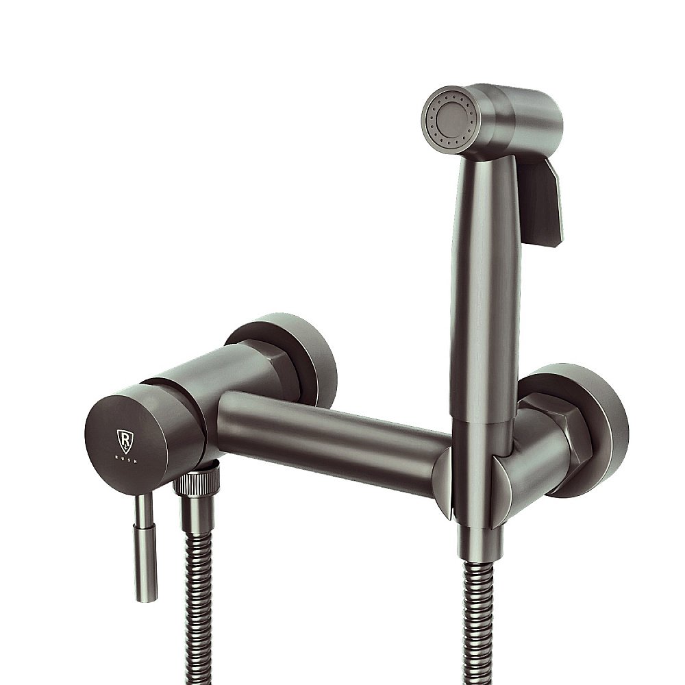 Гигиенический душ Rush Melos SUS1101-99Grey графит купить в интернет-магазине сантехники Sanbest