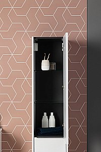 Шкаф-пенал Aquanet Вита 332447 35 белый матовый для ванной в интернет-магазине сантехники Sanbest