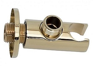 Подключение для шланга с держателем для лейки Aquanet Classic ARY3010(T) золото купить в интернет-магазине сантехники Sanbest