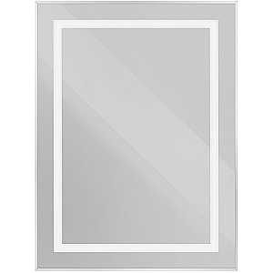 Зеркало BelBagno Kraft SPC-KRAFT-500-800-SENS-AL сатин в ванную от интернет-магазине сантехники Sanbest