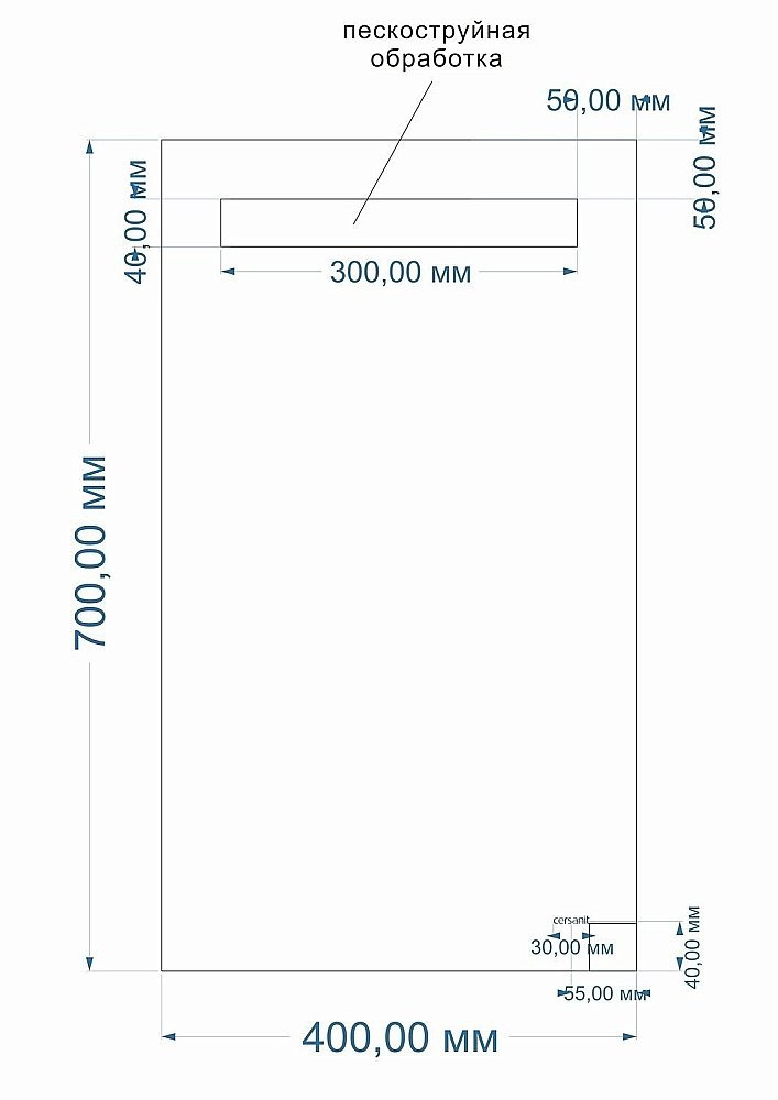 Зеркало CERSANIT LED KN-LU-LED010*40-b-Os в ванную от интернет-магазине сантехники Sanbest