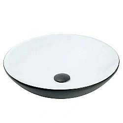 Раковина накладная Migliore ARENA 31398 белая/черная матовая купить в интернет-магазине Sanbest