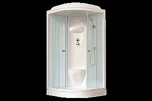 Душевая кабина Royal Bath RB90HK6-WT 90x90 профиль белый/стекло прозрачное купить в интернет-магазине Sanbest