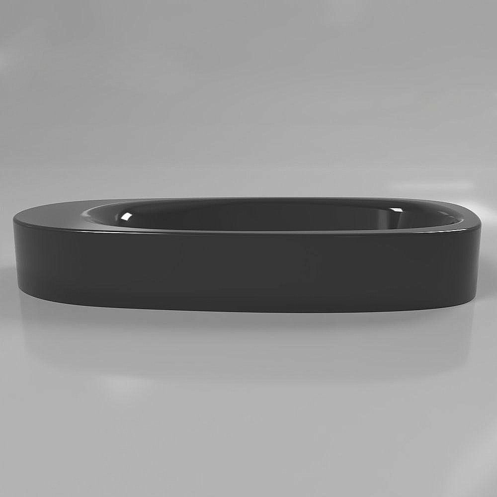 Раковина накладная WhiteCross Moonstone F 70 0732.070035.101 черная купить в интернет-магазине Sanbest