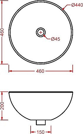 Раковина накладная Artceram La Ciotola 46 LLCL001 01 00 белая купить в интернет-магазине Sanbest