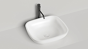 Раковина накладная Salini GLORIA 08 S-Sense 1102108G 50 белая купить в интернет-магазине Sanbest