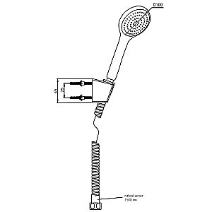 Душевой гарнитур PAINI Torino TRCR131 хром купить в интернет-магазине сантехники Sanbest