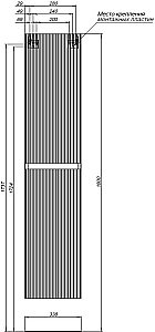 Шкаф-пенал Aquanet Альтера 33715834 белый матовый для ванной в интернет-магазине сантехники Sanbest