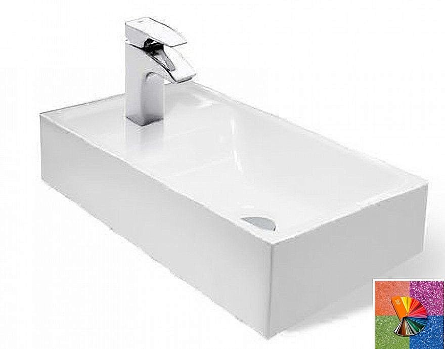 Раковина Эстет Мини 40 цвет по RAL c блестками купить в интернет-магазине Sanbest