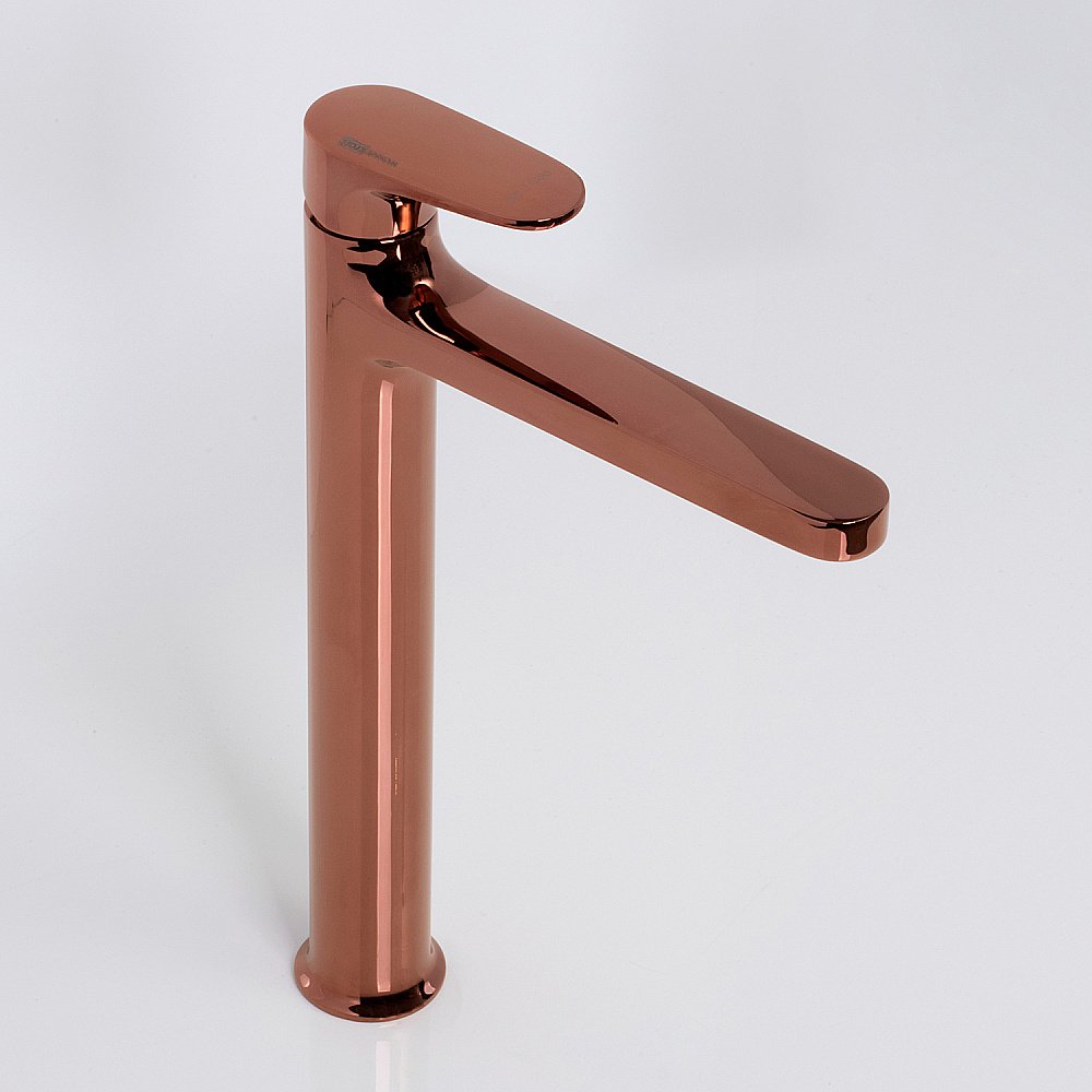 Смеситель для раковины WasserKRAFT Asphe 7700 7703H розовое золото купить в интернет-магазине сантехники Sanbest