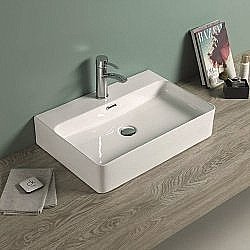 Раковина накладная Art&Max 60 AM-78188 белая купить в интернет-магазине Sanbest