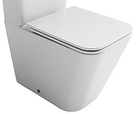 Чаша для унитаза Ceramica Nova Cubic CN1803T-B белая купить в интернет-магазине сантехники Sanbest