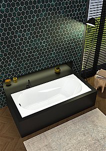 Акриловая ванна Riho LAZY 180x80 белая купить в интернет-магазине Sanbest