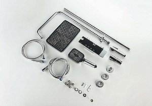 Душевая система Aquatek Поларис AQ3040CR хром купить в интернет-магазине сантехники Sanbest