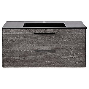 Тумба с раковиной Vincea Chiara 2D 1000 G.Stone для ванной в интернет-магазине Sanbest