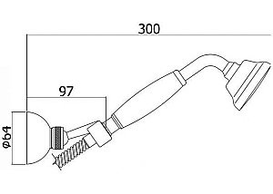 Душевой гарнитур Paffoni BELINDA ZDUP035GF купить в интернет-магазине сантехники Sanbest