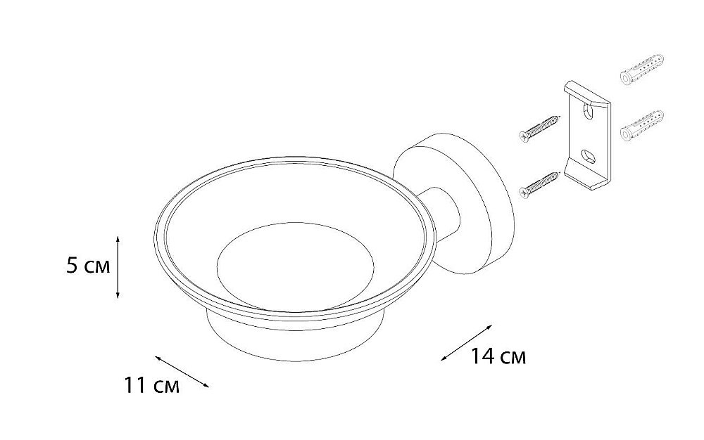 Мыльница FIXSEN MODERN FX-51508 купить в интернет-магазине сантехники Sanbest