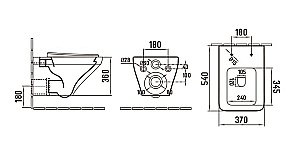 Унитаз подвесной WeltWasser MARBERG 410 + HOFBACH 041 GL-WT + MAR 410 SE GL-WT безободковый, с крышкой микролифт, слив-торнадо, с инсталляцией и белой глянцевой кнопкой купить в интернет-магазине Sanbest