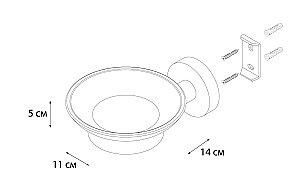 Мыльница FIXSEN MODERN FX-51508 купить в интернет-магазине сантехники Sanbest
