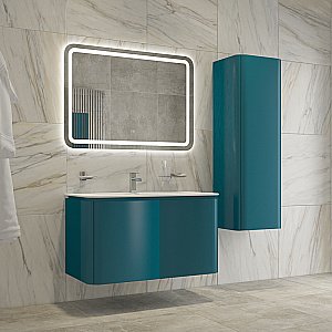 Зеркало с LED подстветкой Cezares STYLUS CZR-SPC-LED-TCH-WARM 100x70 в ванную от интернет-магазине сантехники Sanbest