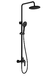 Душевая система WONZON & WOGHAND Blend, Черный матовый (WW-A30103-MB) купить в интернет-магазине сантехники Sanbest