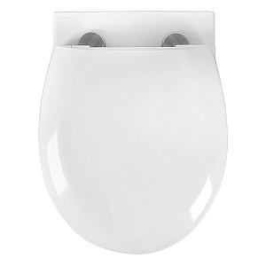 Унитаз подвесной Aquatek АЛЬТАИР AQ1980-00+INS-0000012+KDI-0000016+KKI-0000002 белый, безободковый, с крышкой микролифт, с инсталляцией и кнопкой хром глянцевый купить в интернет-магазине Sanbest