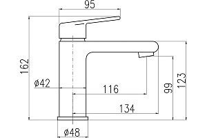 Смеситель для раковины Rav-Slezak COLORADO CO128.5Z золото купить в интернет-магазине сантехники Sanbest