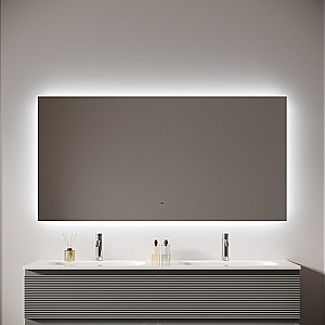 Зеркало с подсветкой Sancos Square 2.0 SQ2.1400 140х80 в ванную от интернет-магазине сантехники Sanbest