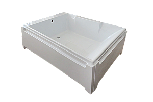 Акриловая ванна Royal Bath TRIUMPH RB665100 180х120 белая в сборе купить в интернет-магазине Sanbest