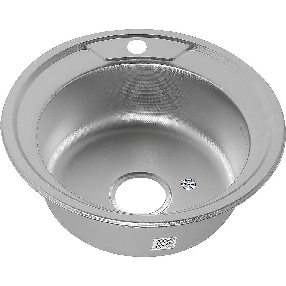 Мойка кухонная с сифоном Melana 151/2 D (*12) купить в интернет-магазине сантехники Sanbest