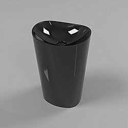 Раковина напольная WhiteCross Stella 50 0707.050040.101 черная купить в интернет-магазине Sanbest