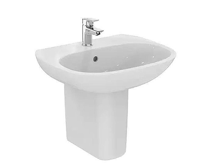 Раковина на полупьедестале Ideal Standard Tesi 55 T352301 белая купить в интернет-магазине Sanbest