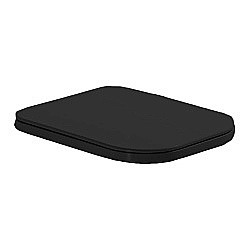 Сиденье для унитаза Simas Henges HE004 nero matt/cr быстросъемное, микролифт, черное матовое/хром купить в интернет-магазине сантехники Sanbest