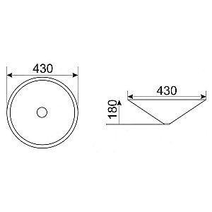Раковина Ceramalux N 43 NYJ848 белая купить в интернет-магазине Sanbest