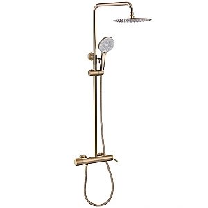 Душевая система ABBER Emotion AF8816GL золото матовое купить в интернет-магазине сантехники Sanbest
