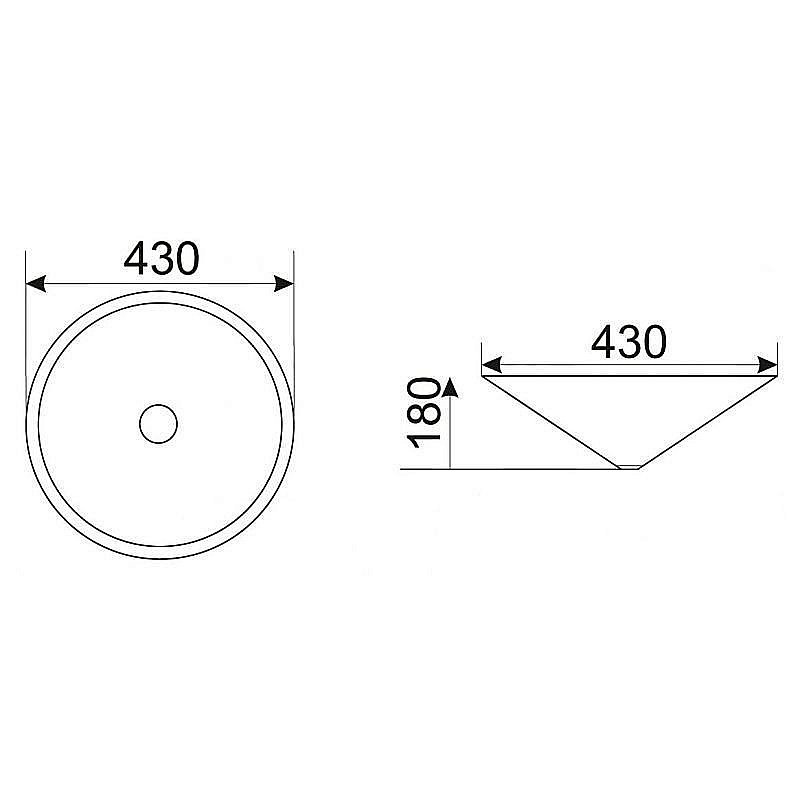 Раковина Ceramalux N 43 NYJ848 белая купить в интернет-магазине Sanbest
