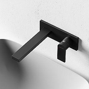 Смеситель для раковины Sancos Studio SC9017MB черный матовый купить в интернет-магазине сантехники Sanbest