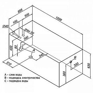 Акриловая ванна Aquanet Roma 160x70 205505 к/с66 купить в интернет-магазине Sanbest