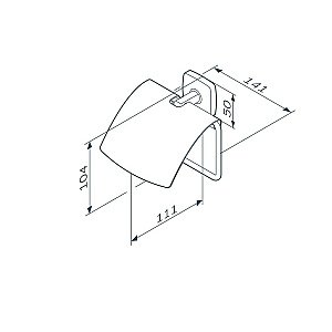 Держатель для туалетной бумаги AM.PM GEM A90341422 купить в интернет-магазине сантехники Sanbest