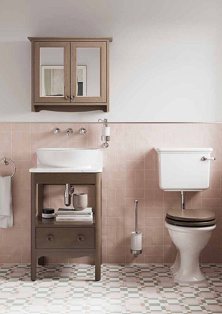 Раковина накладная Burlington Guild 50 GU5038SCW белая купить в интернет-магазине Sanbest