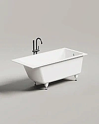 Ванна Salini CASCATA S-stone 105021M 150x70 белая купить в интернет-магазине Sanbest