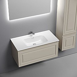 Тумба для раковины Sancos Very 90 VR90CE бежевая матовая купить в интернет-магазине сантехники Sanbest