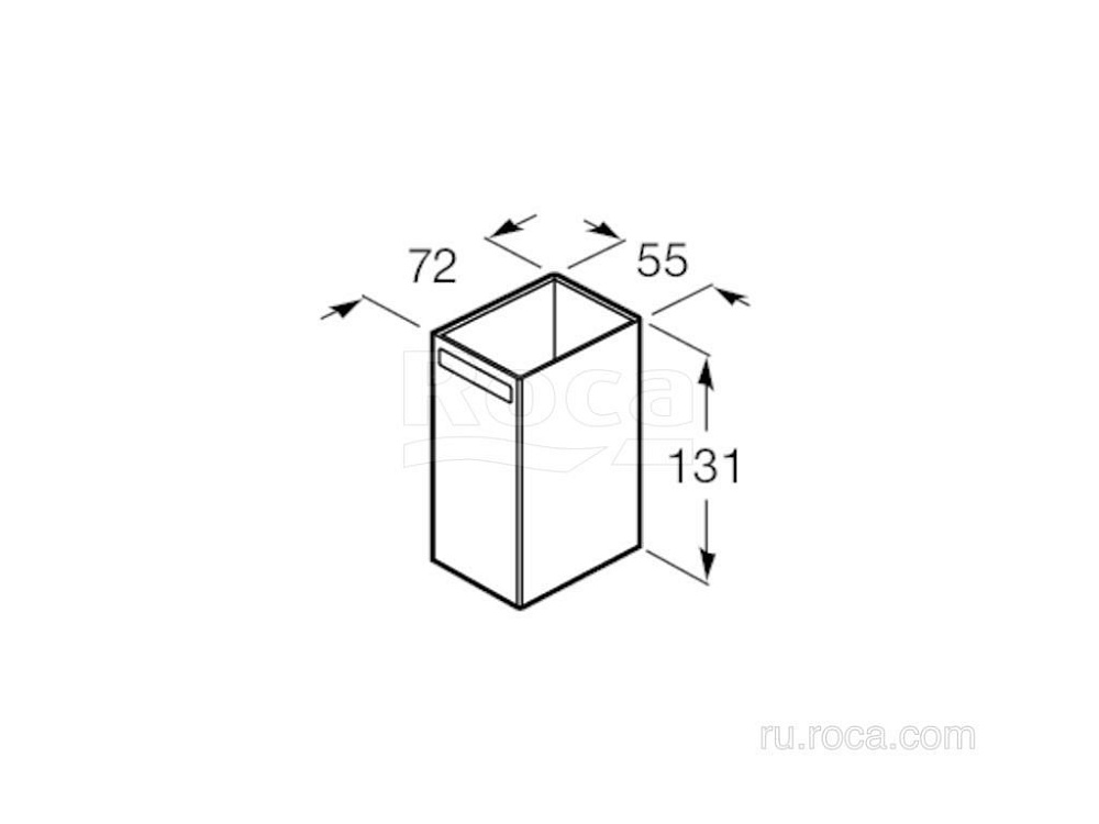 Стакан Roca Rubik 816844024 купить в интернет-магазине сантехники Sanbest